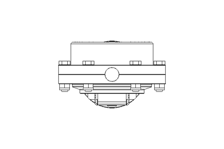 Válvula borboleta B DN080 WVM NC E EX