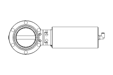 Scheibenventil B DN080 WVM NC E EX