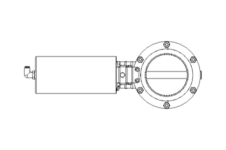 Scheibenventil B DN100 WVW NC E EX