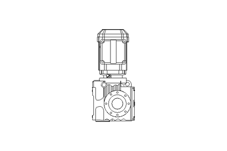 Motor engrenagem sem fim 0,55kW 16 1/min