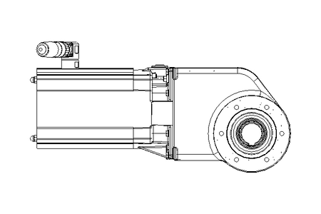 Kegelradgetriebemotor 12 Nm