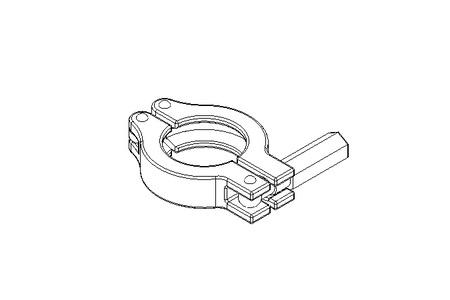 União p/ tubo Triclamp DN25 Tipo SX INOX