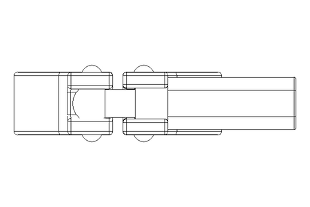 União p/ tubo Triclamp DN25 Tipo SX INOX