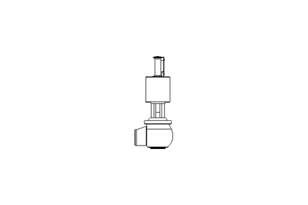 Aseptic seat valve SA DN080 10 NC P