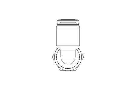 Elbow screw-in connector QSL-G1/4-8-K-CS