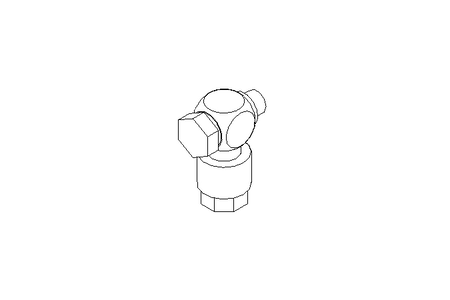 Winkelverschraubung M5 DN4 Ms-Ni