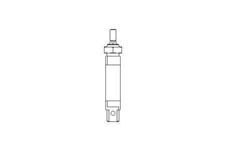 Doppelt wirkender Zylinder D25 Hub30