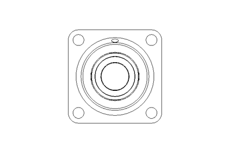 Mancal de flange PCF 35/38,9x118