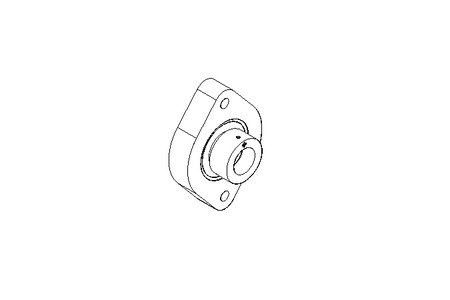 Flange bearing FLCTE 17x58.7x28.6