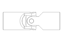 UNIVERSAL JOINT  E10X 16    DIN808