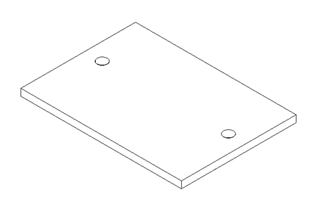 SPONGE HOLDER PLATE 0070X0050X003 AISI 304