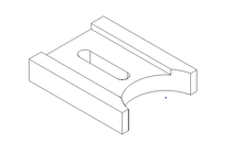 CAM STOP BRACKET 075X060X015 ANTICORODAL