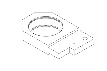 BEARING SUPPORT 0100X165X030 ANTICORODAL