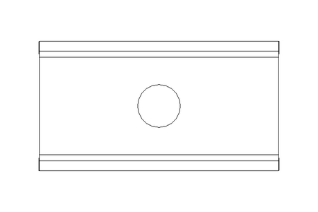 Étrier/support/guide 19,7x84x12mm