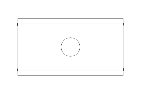 Étrier/support/guide 19,7x84x12mm