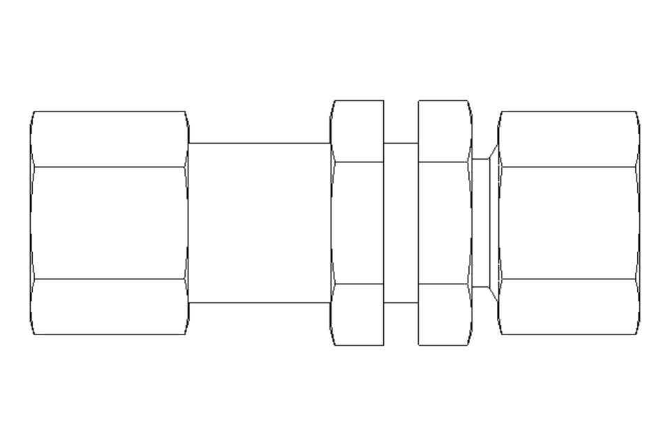 Thread. bulkhead connect. L 12/12