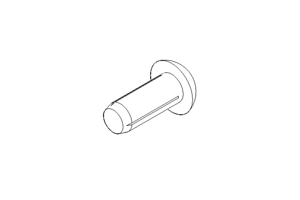 Grooved drive stud ISO8746 4x10 A2