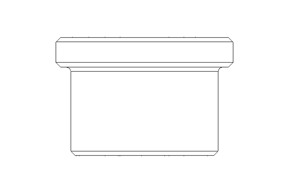 Plain bearing bush V 6x10x12x8x2