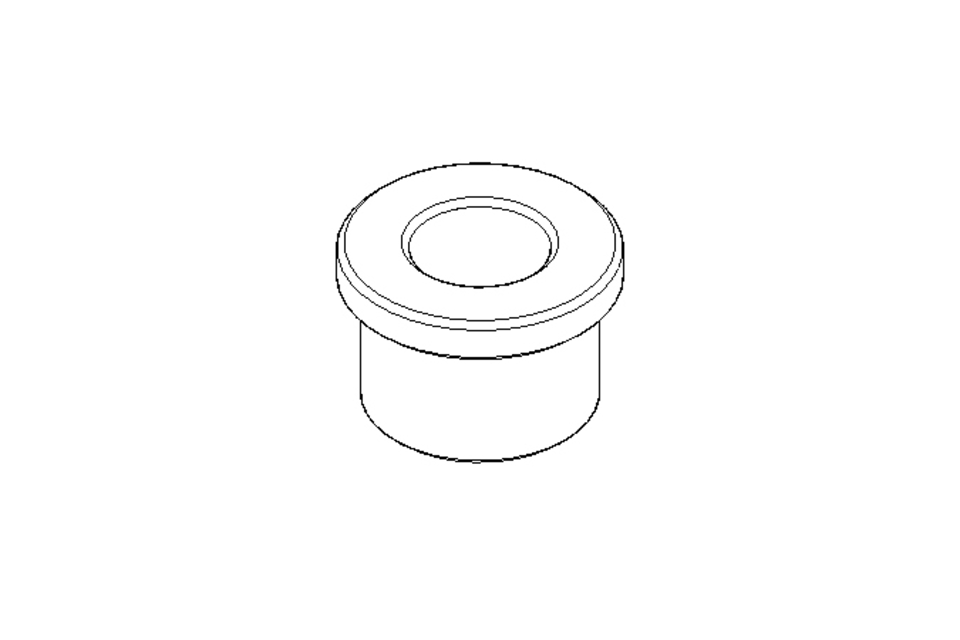 Plain bearing bush V 6x10x12x8x2