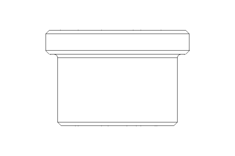 Gleitlagerbuchse V 6x10x12x8x2