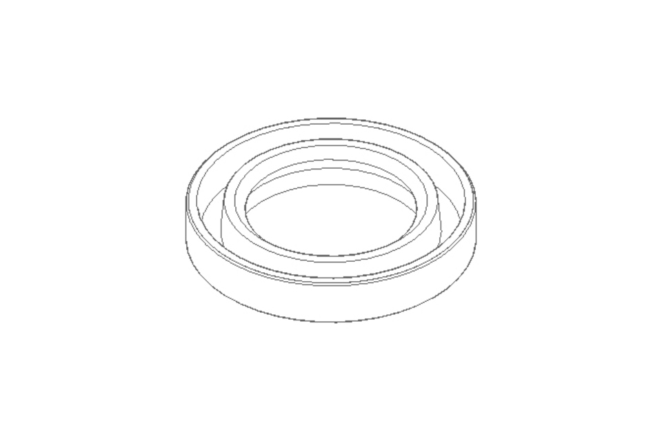 Wellendichtring A 25x42x7 NBR DIN3760