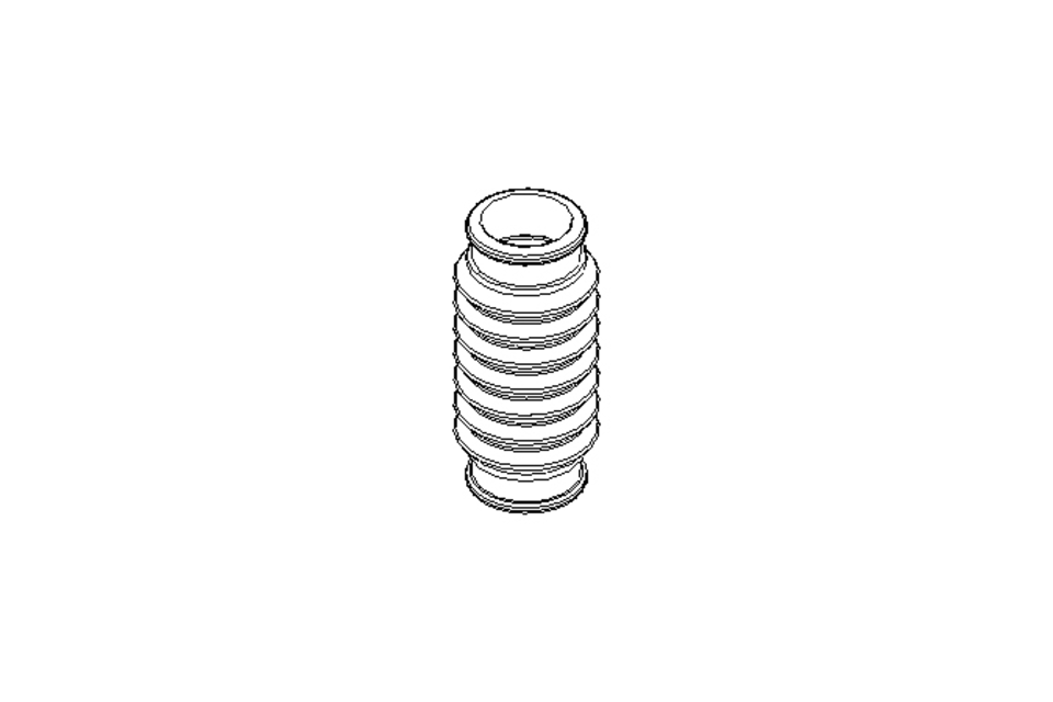 Rubber bellows L=35-82 d=35