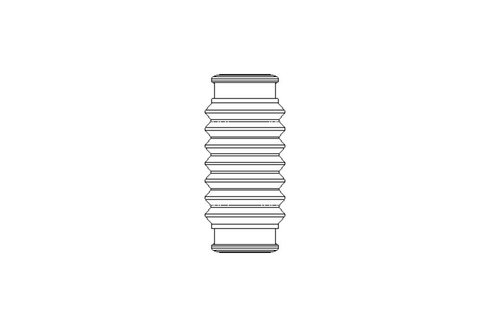 Rubber bellows L=35-82 d=35