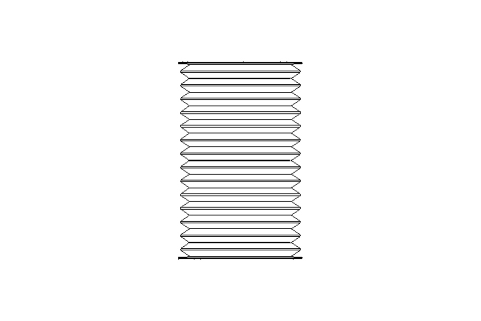 Rubber bellows L=60-460 d=190