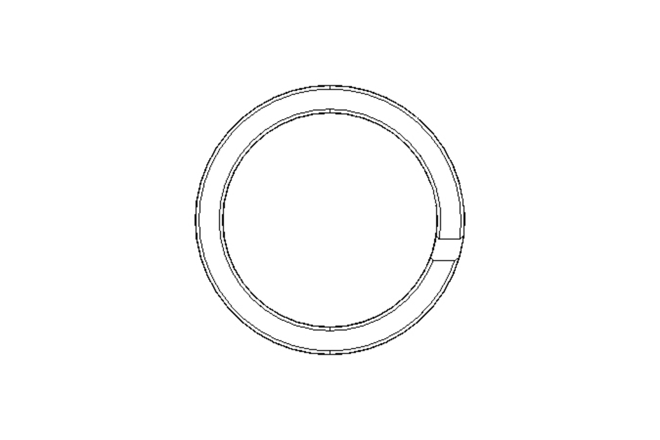 Guide ring GR 20x25x5.6 PTFE