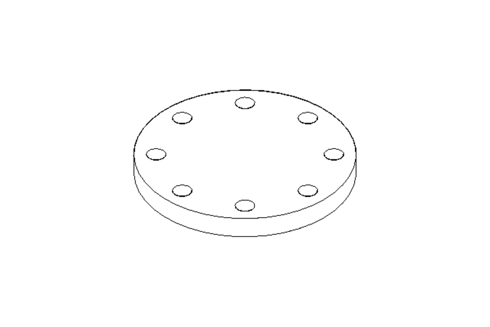 FLANGE DN80 PN16 A4  DIN EN 1092-1