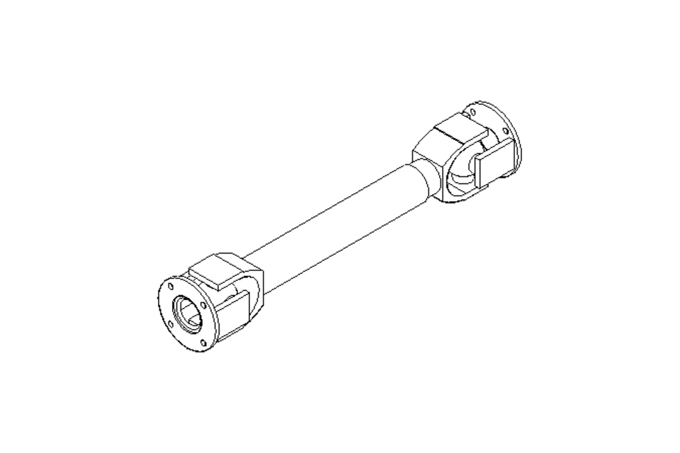 Universal joint shaft D=58 L1=310 L2=390