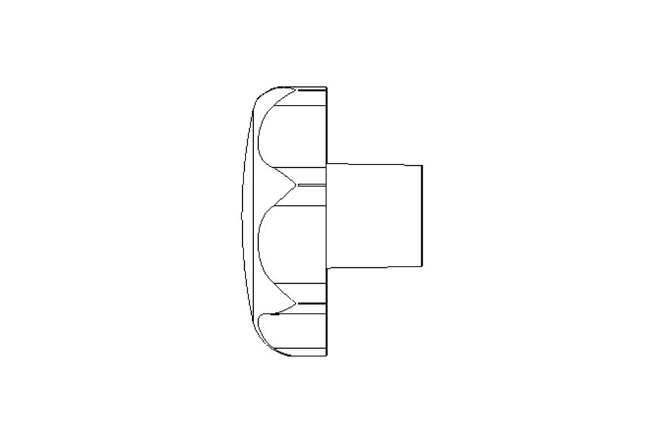 STAR KNOB   K50-FS/MS DIN 6336