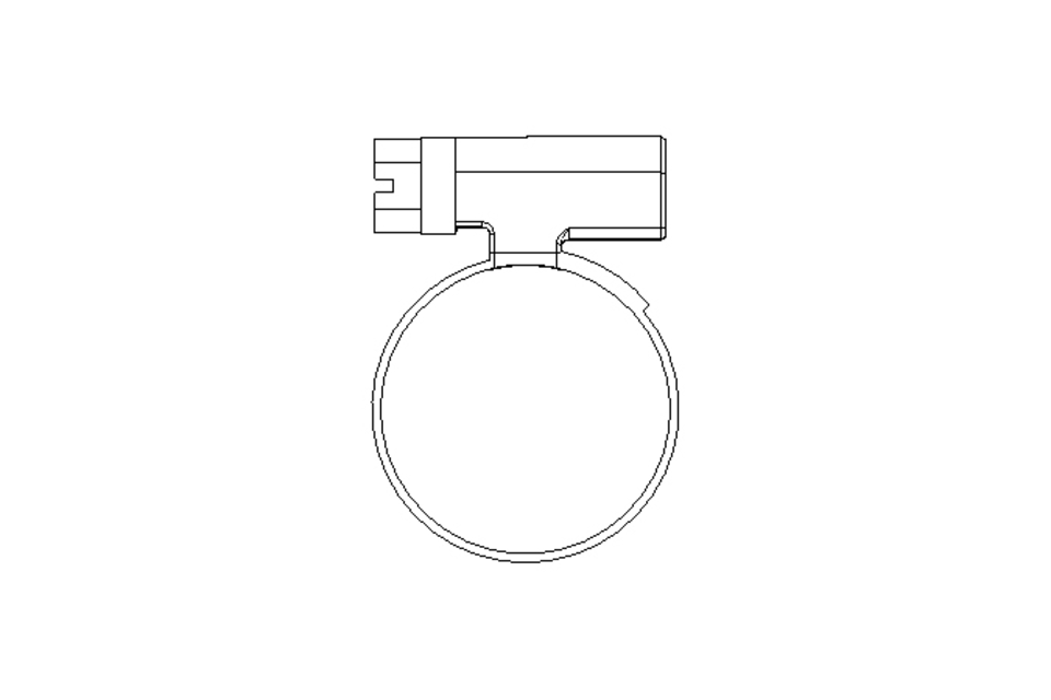 Hose clamp D=25-40 B=9