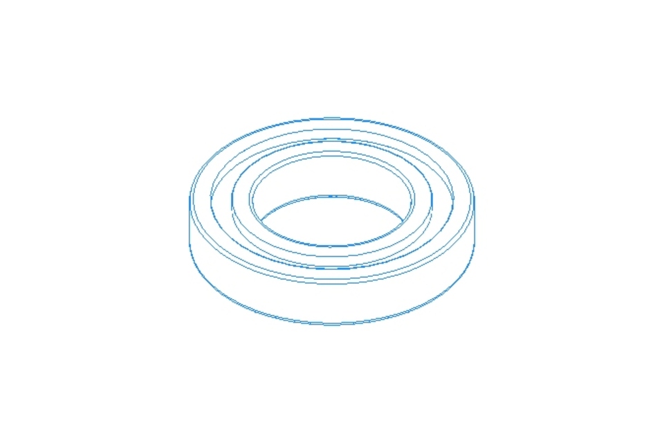 Deep groove ball bearing 6214 2RS1 70