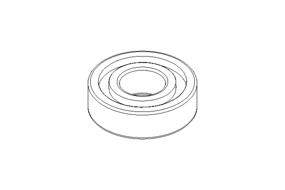 Deep groove ball bearing 6204 2RS 20x47