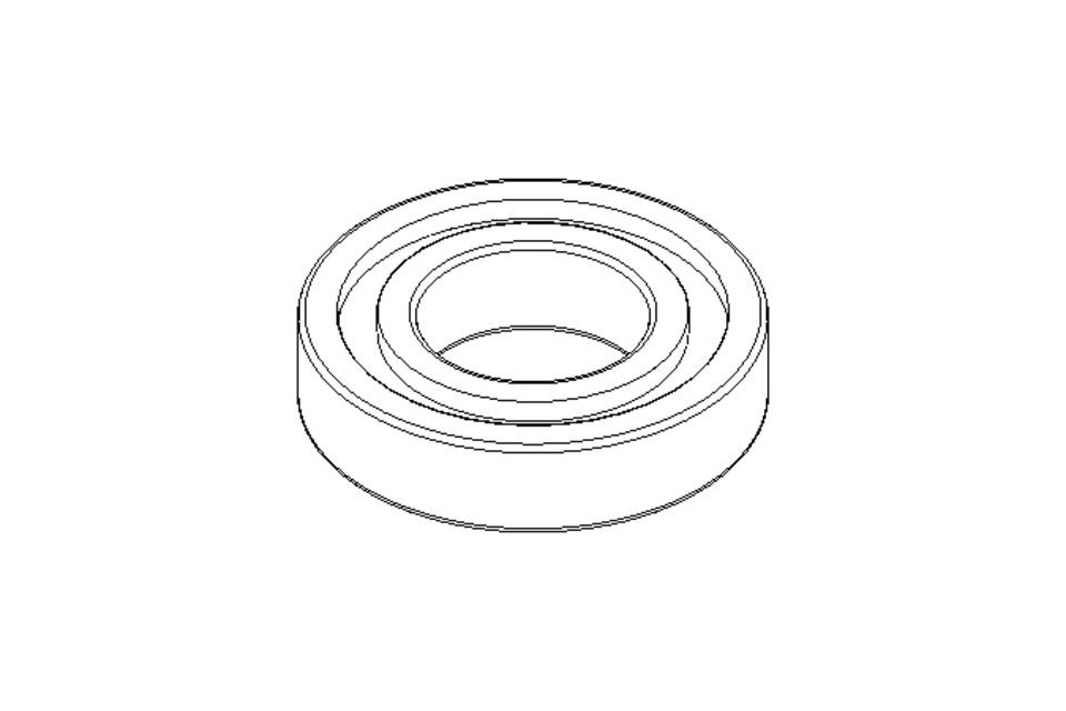 Rolamento de esferas 6208 NR 40x80x18