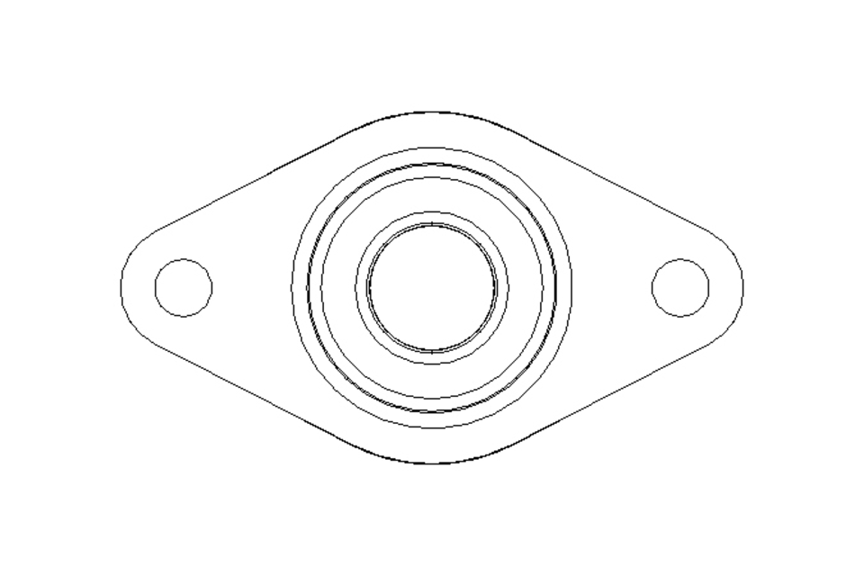 Flange bearing PCJT 25x70x31