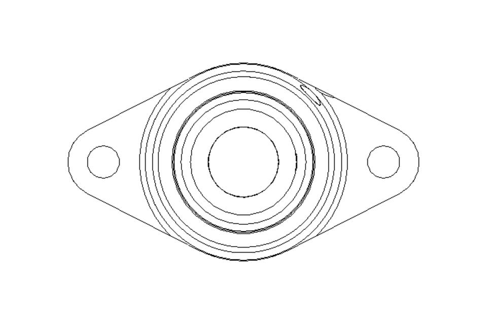 Flange bearing PCJT 25x70x31