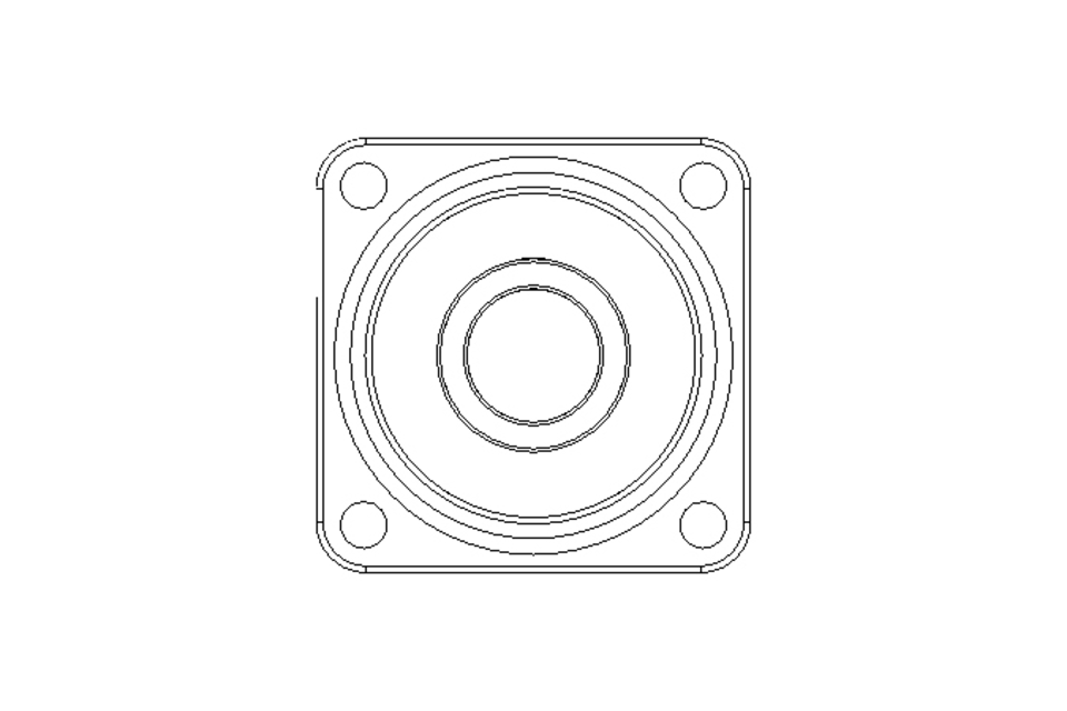 Flange bearing RCJ 40/56.3x130