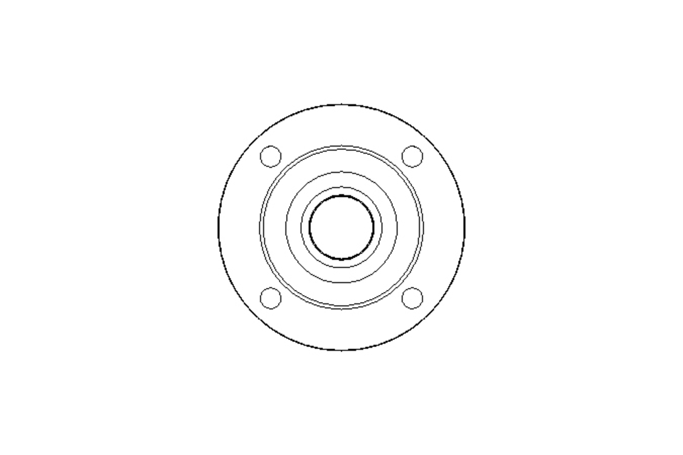 Flange bearing PME 35x135x38.9