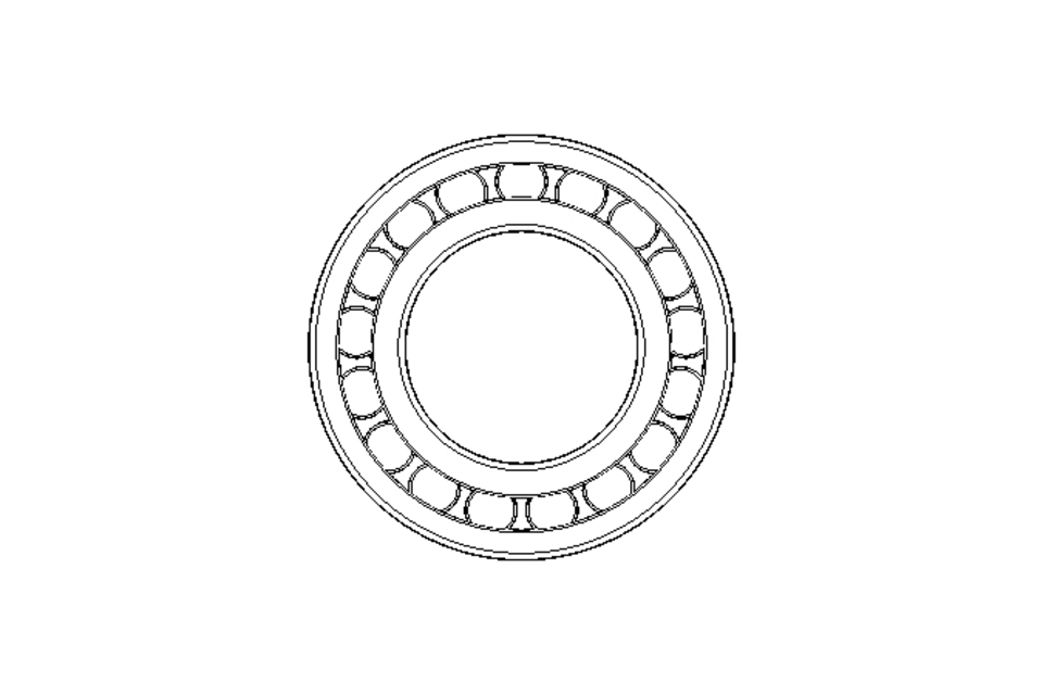 Zylinderrollenlager NUP211 EC 55x100x21