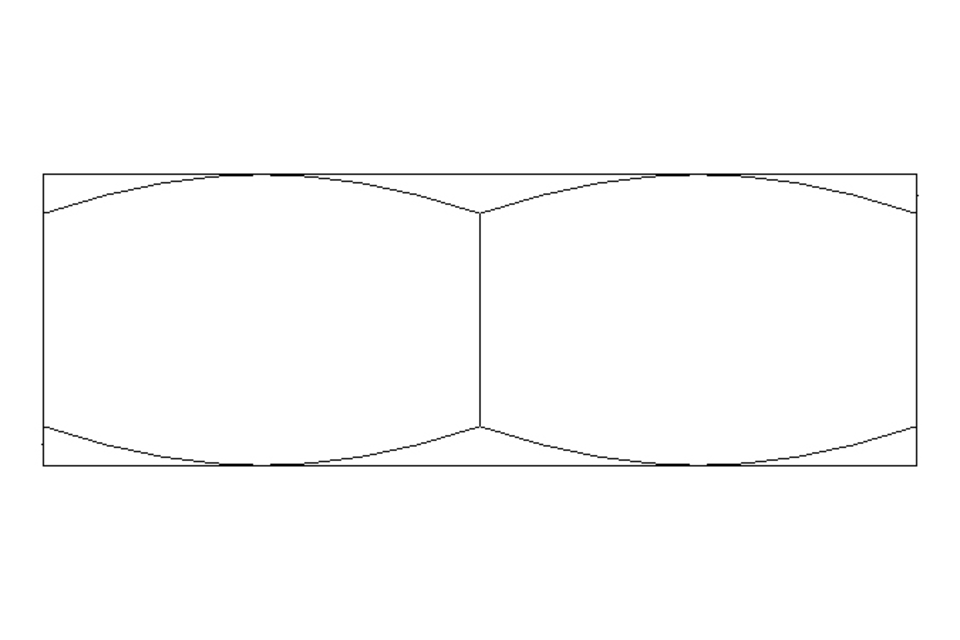 Hexagon nut M20 A2 DIN439