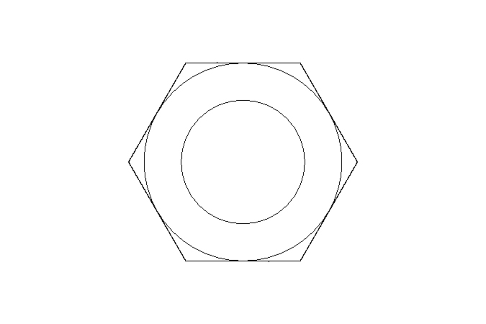 Hexagon nut M24x1,5 A2 DIN439