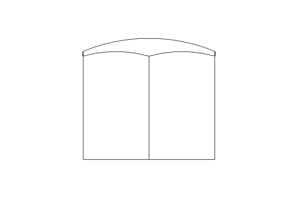 Hexagon cap nut M5 A2 DIN917