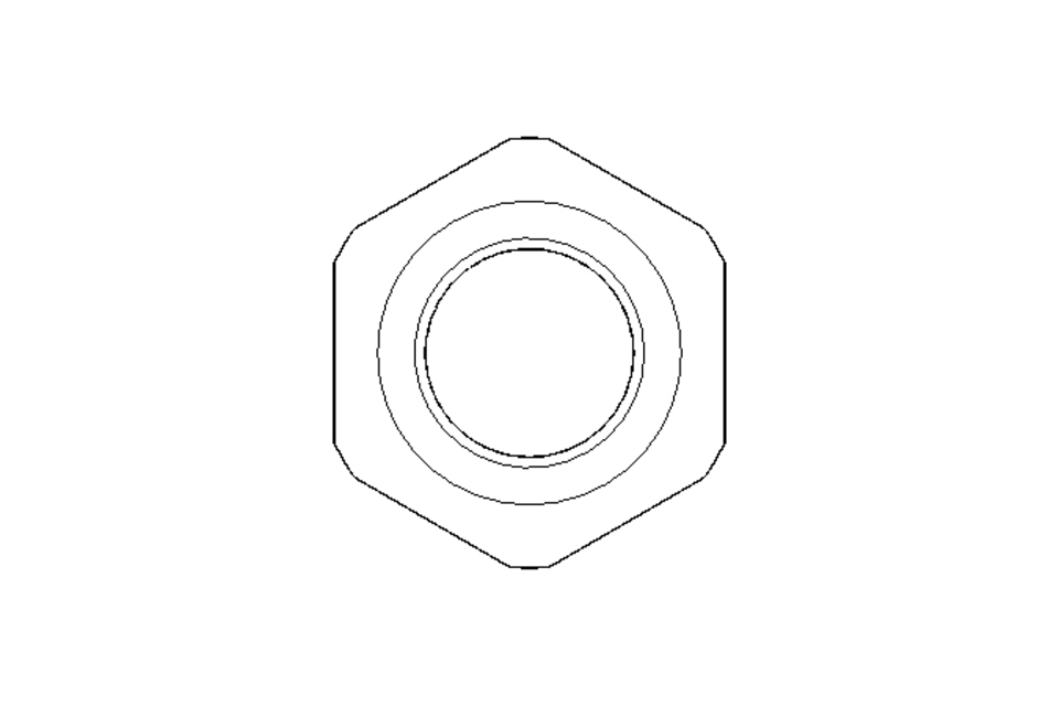 Hexagon weld nut M12 ST DIN929