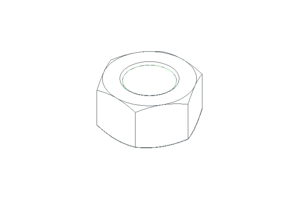 Écrou hexagonal M16 St-Zn DIN934