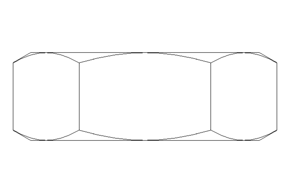 Hexagon nut M8 A2 DIN936