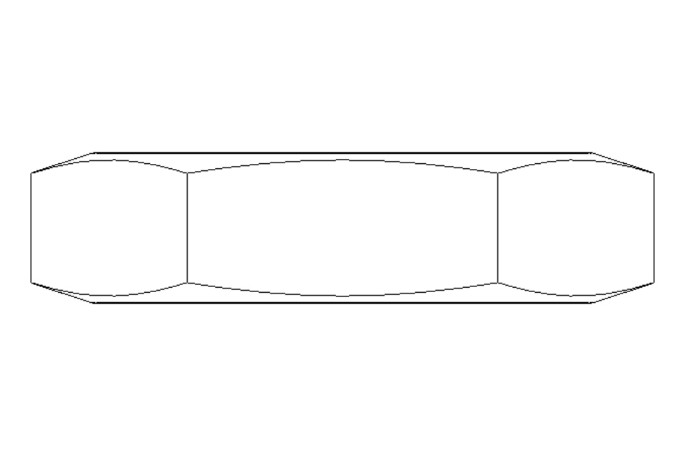 Tuerca hexagonal LH M24x2 St-Zn DIN936