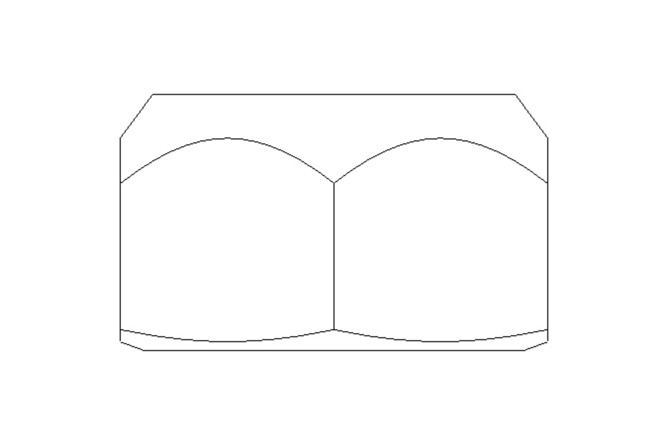 Écrou hexagonal M6 St-Zn DIN980