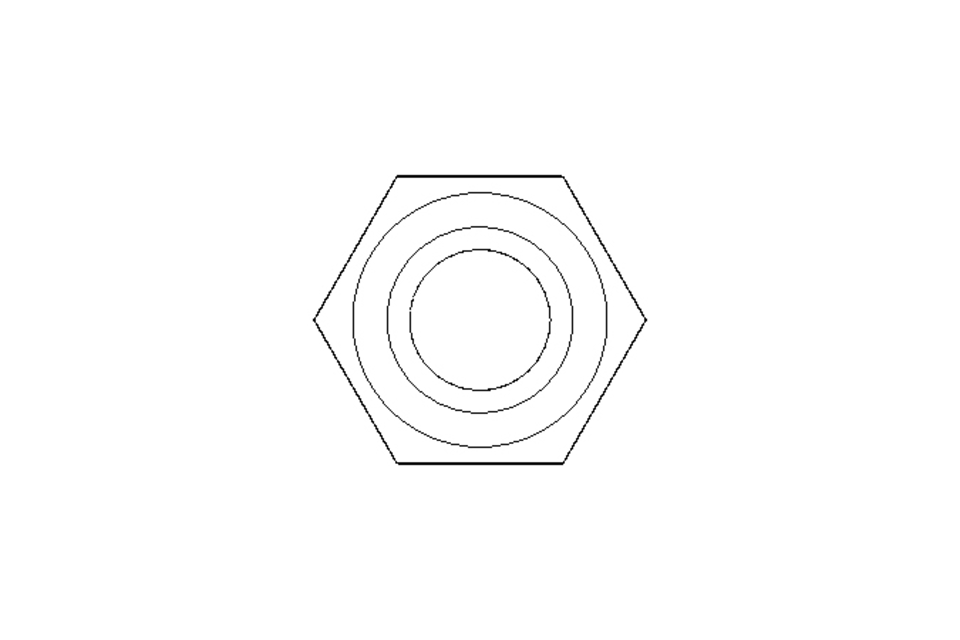 Tuerca hexagonal M6 A2 DIN980